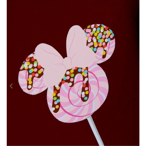 NWT Loungefly Disney Minnie Mouse Chocolate Lollipop Ears Mini Backpack - Picture 5 of 7